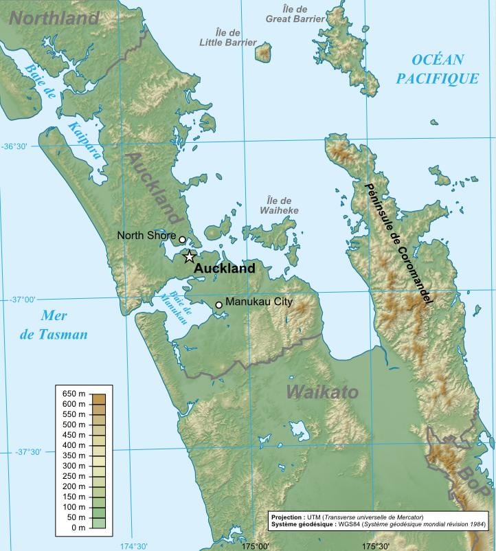Auckland geologiske kart